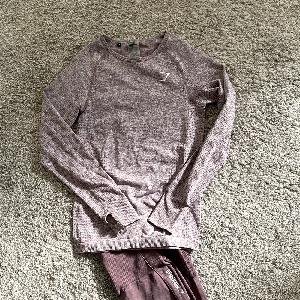 Gymshark seamless long sleeve top